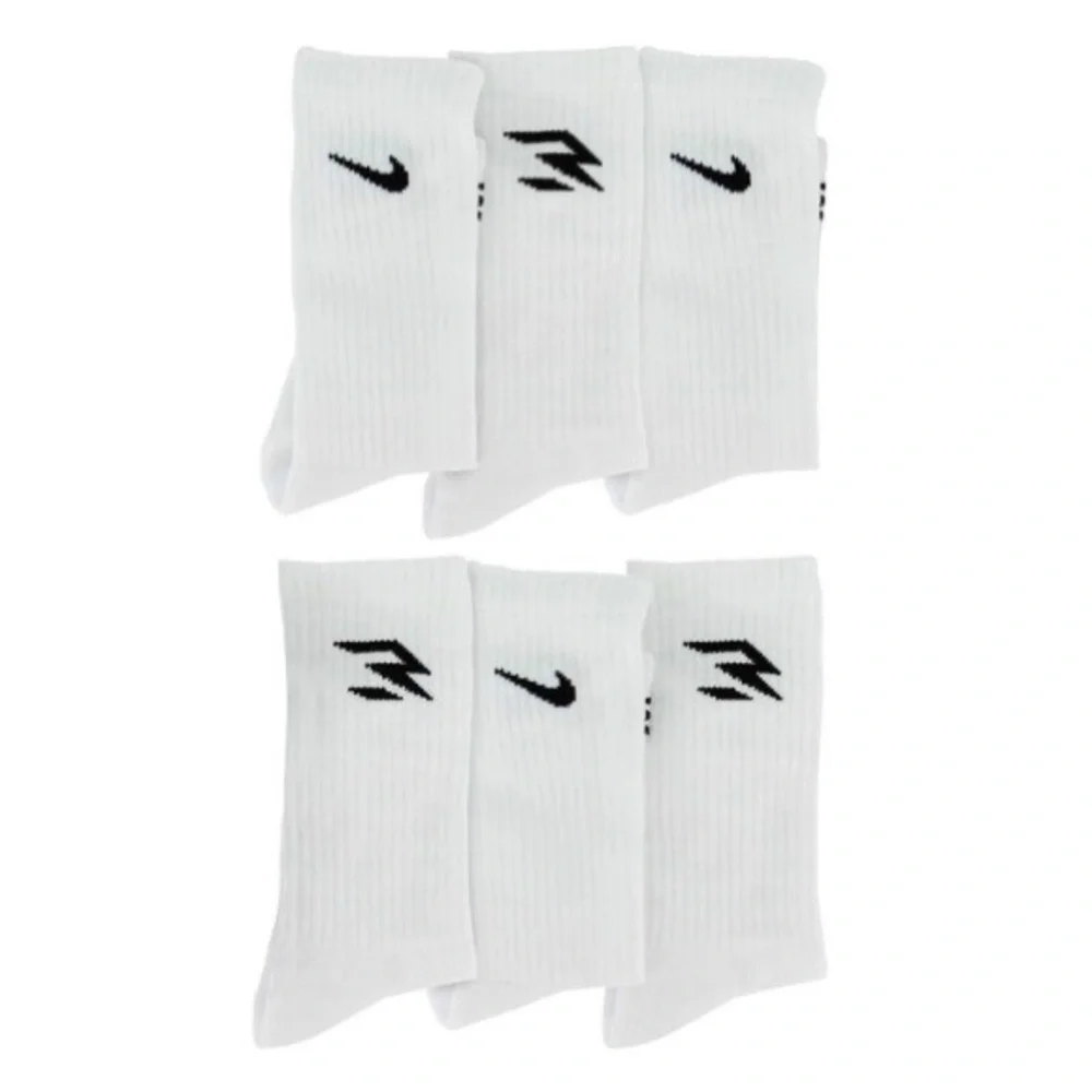 Nike DRI-FIT 3BRAND Performance Training Cushioned crew Socks 6 Pair Pack